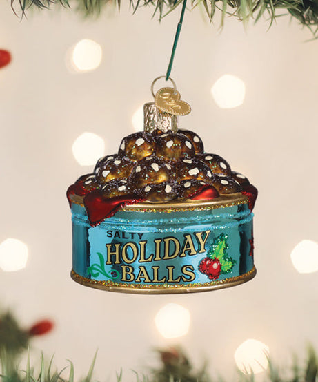 Salty Holiday Balls Ornament