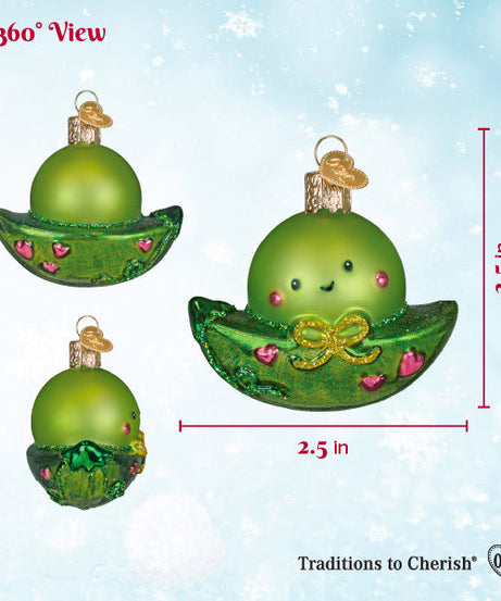 Little Peapod Ornament