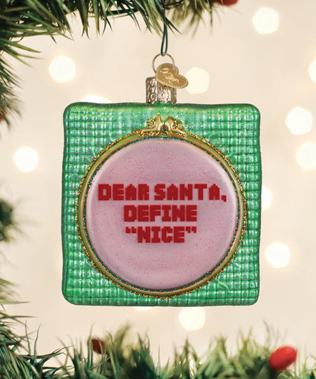 Dear Santa Ornament
