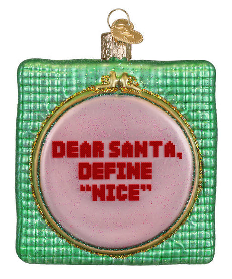 Dear Santa Ornament
