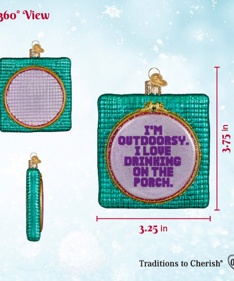 I'm Outdoorsy Ornament