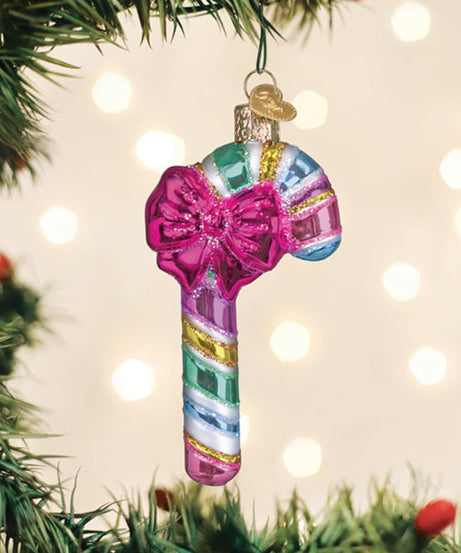 Pastel Candy Cane Ornament