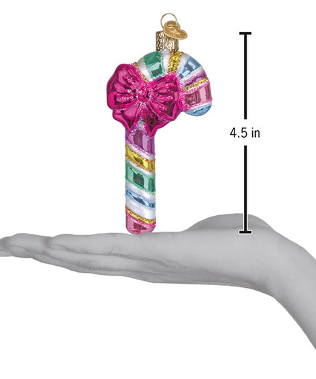 Pastel Candy Cane Ornament