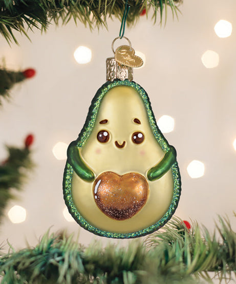 Happy Avocado Ornament