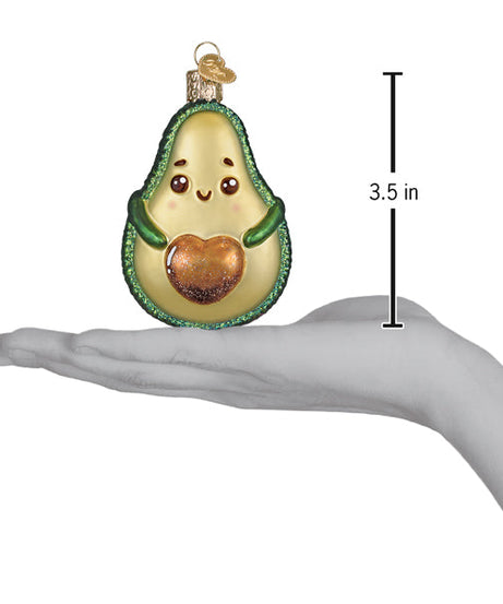 Happy Avocado Ornament