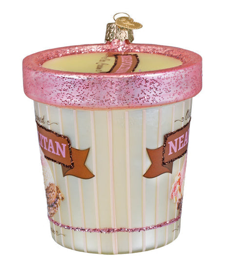 Neapolitan Ice Cream Pint Ornament