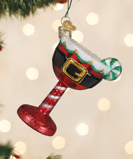 Santa Cocktail Ornament