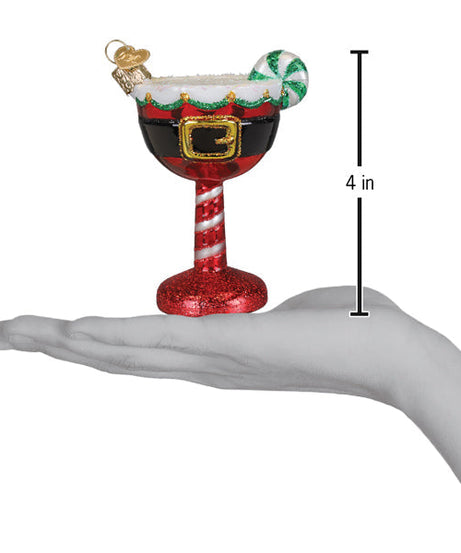 Santa Cocktail Ornament