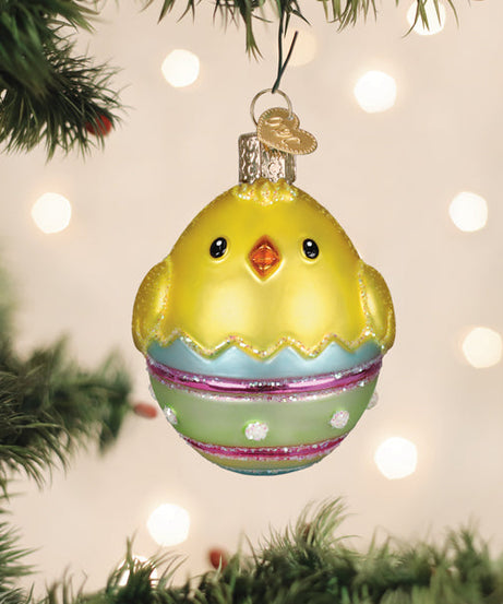 Chick In Easter Egg Ornament