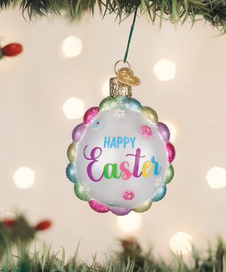 Scalloped Easter Egg Ornament