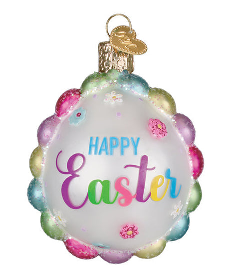 Scalloped Easter Egg Ornament