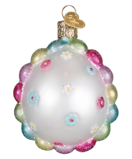 Scalloped Easter Egg Ornament