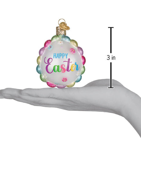 Scalloped Easter Egg Ornament
