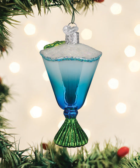 Blue Glacier Cocktail Ornament