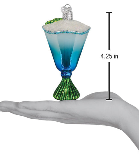 Blue Glacier Cocktail Ornament