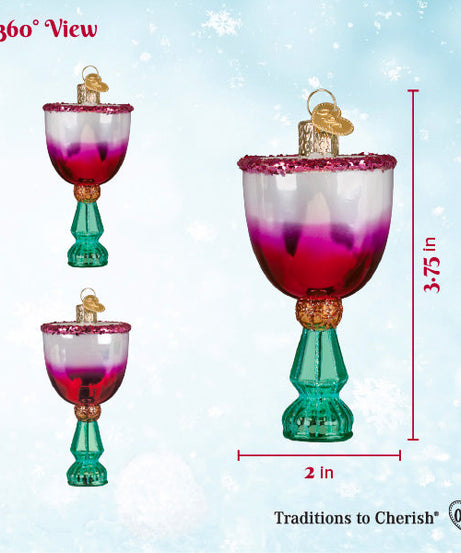 Mistletoe Cocktail Ornament