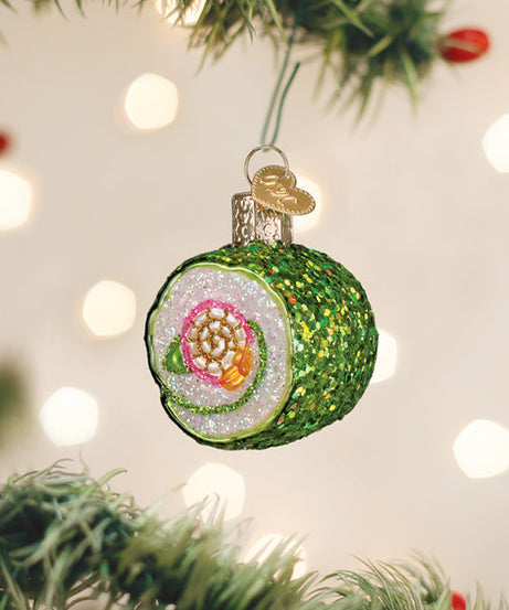 Shimmering Sushi Roll Ornament
