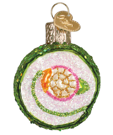 Shimmering Sushi Roll Ornament