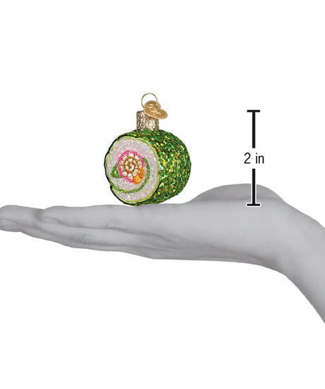 Shimmering Sushi Roll Ornament