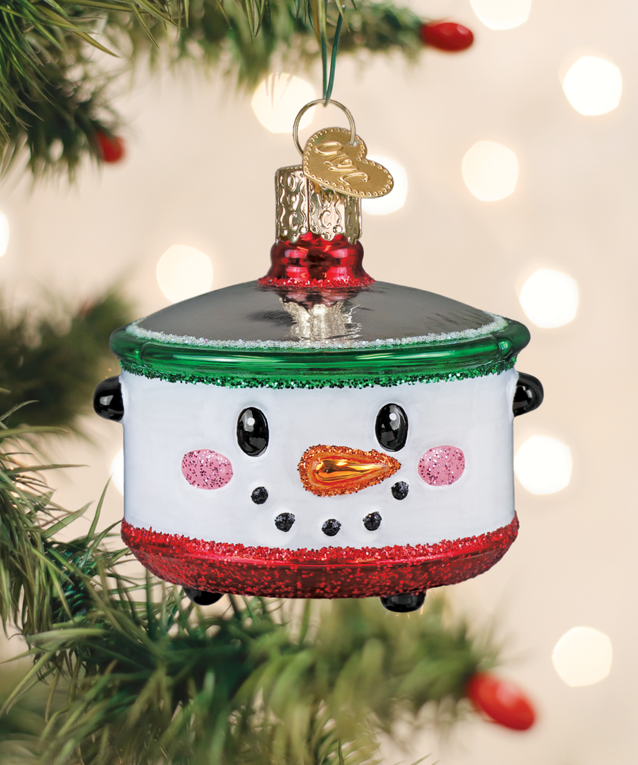 Snowman Slow Cooker Ornament