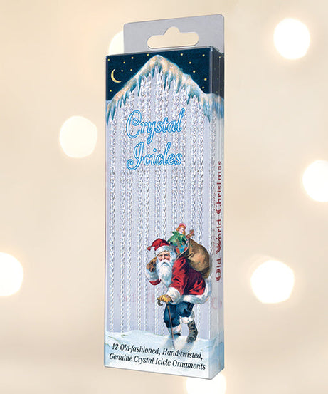 12 Crystal Icicles Ornament