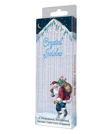 12 Crystal Icicles Ornament