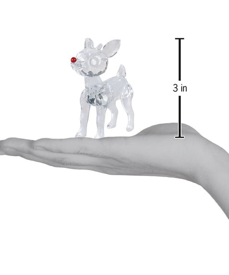 Rudolph Crystal Figurine
