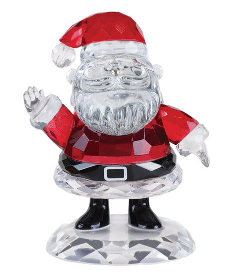 Santa Claus Crystal Figurine