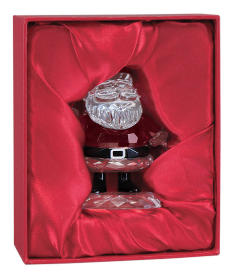 Santa Claus Crystal Figurine