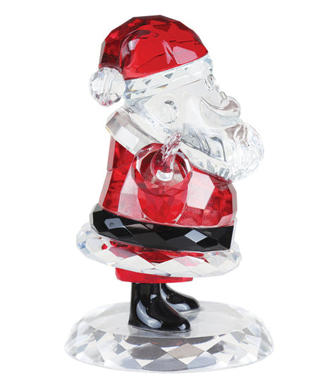 Santa Claus Crystal Figurine