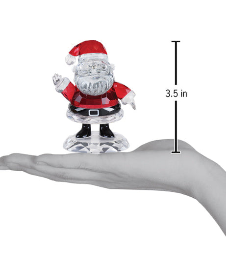 Santa Claus Crystal Figurine