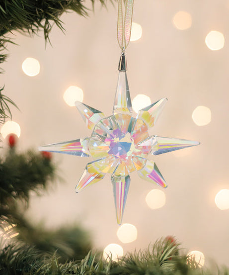 Radiant Crystal Starflake Ornament