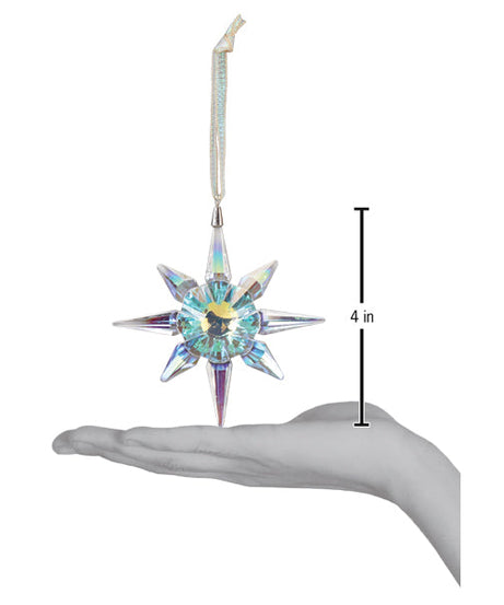 Radiant Crystal Starflake Ornament