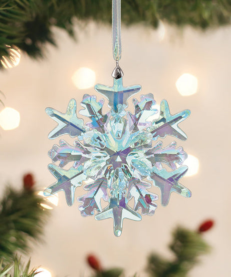 Radiant Crystal Frostflake Ornament