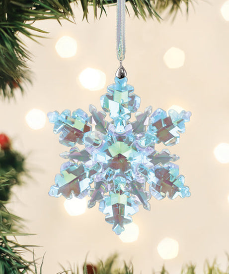 Radiant Crystal Snowburst Ornament