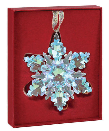 Radiant Crystal Snowburst Ornament