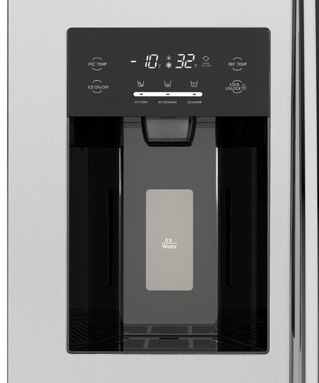 36" Side By Side 20.01 Cu. ft. Built-in Refrigerator with Freezer & Ice Maker Included