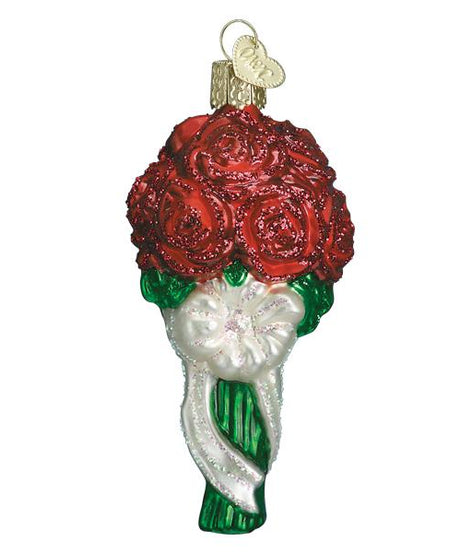 Red Rose Bouquet Ornament