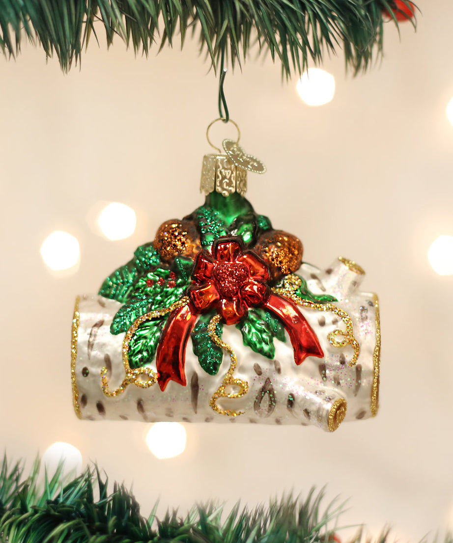 Yule Log Ornament