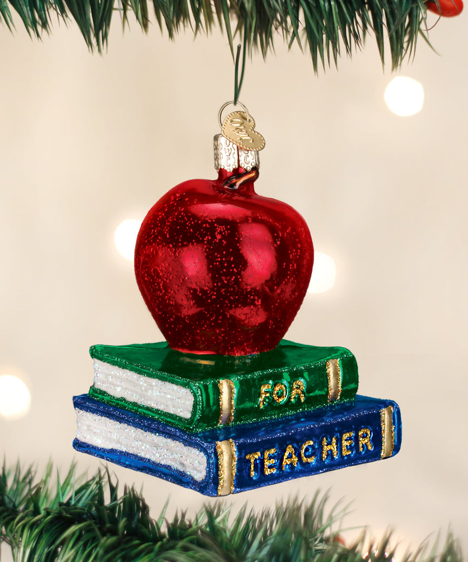 Teacher's Apple Ornament