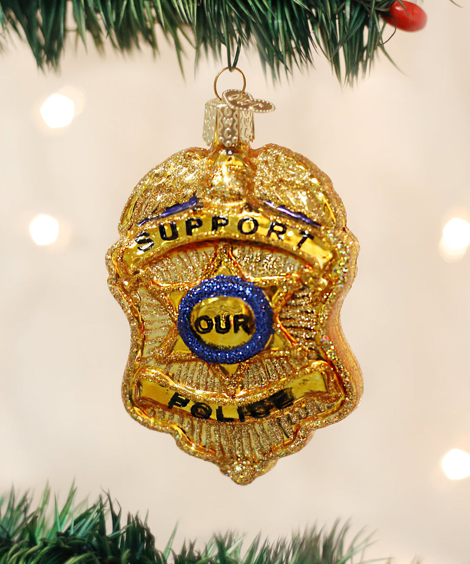 Police Badge Ornament