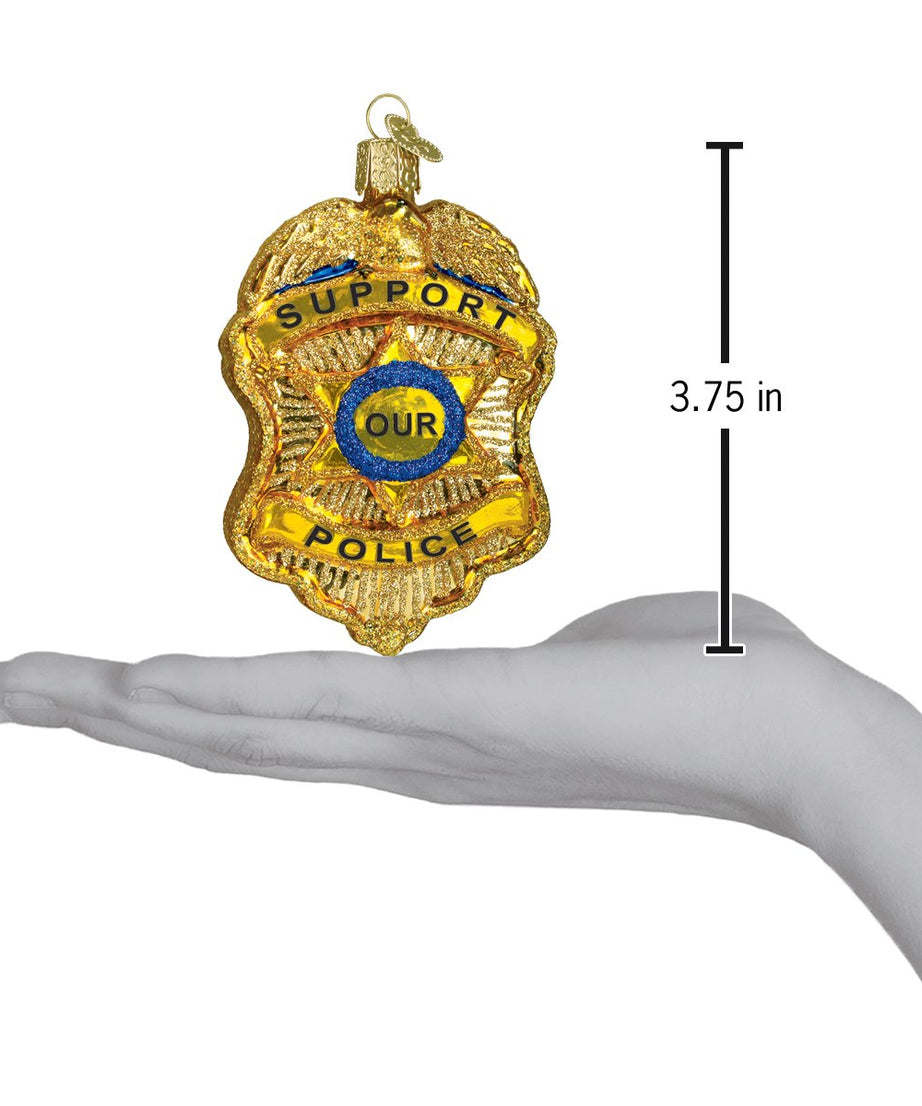 Police Badge Ornament