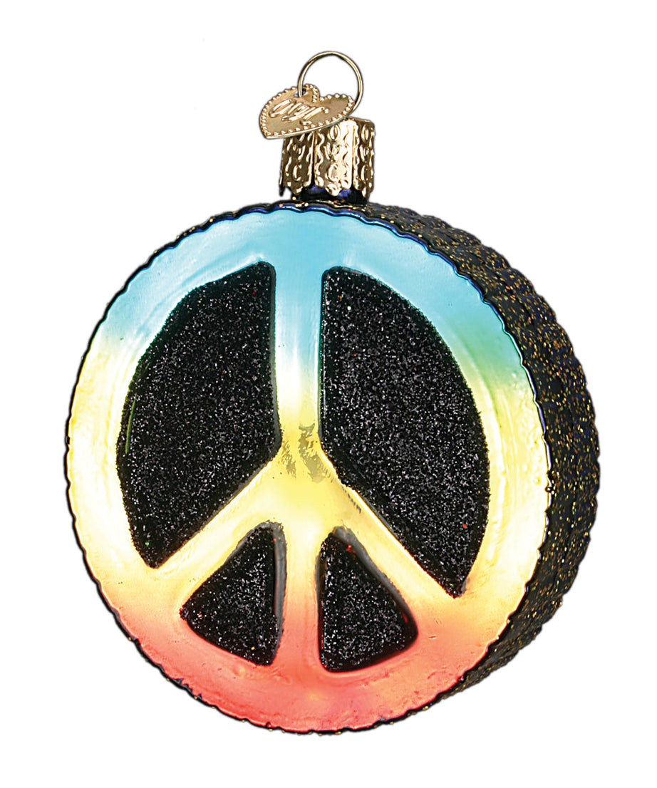 Peace Sign Ornament