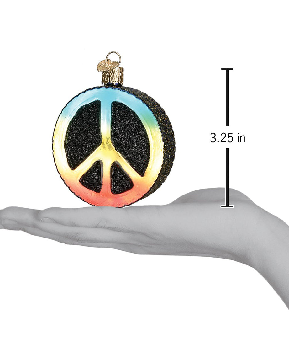 Peace Sign Ornament