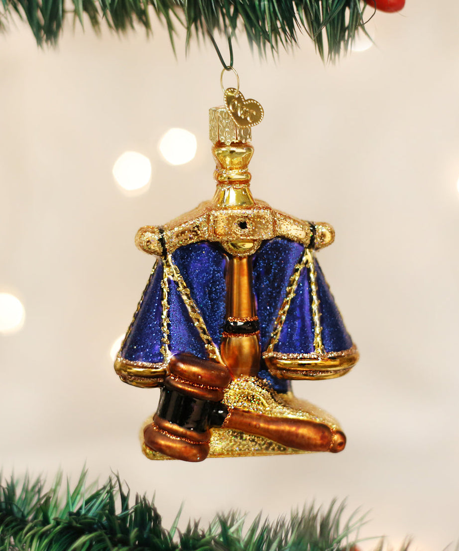 Scales Of Justice Ornament