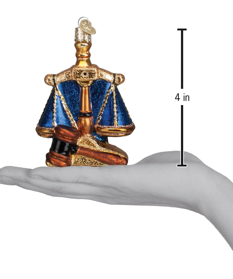 Scales Of Justice Ornament