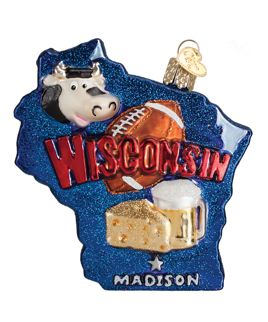 State Of Wisconsin Ornament