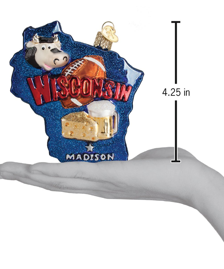State Of Wisconsin Ornament