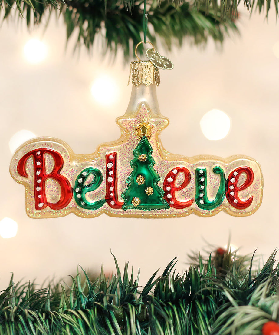 Believe Ornament