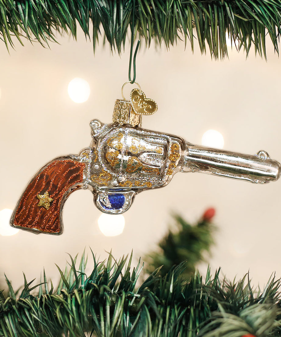 Western Revolver Ornament